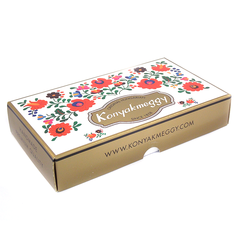 Lellei Handmade Chocolate Covered Sour Cherries with Liquor 200 g Hungarian white